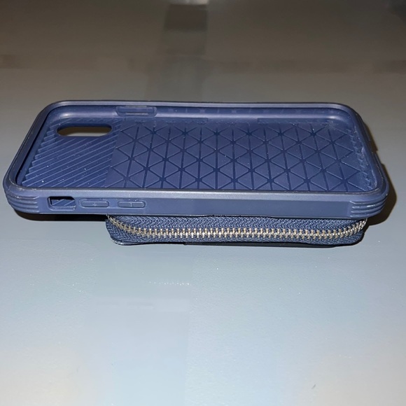 iPhone 11 Pro Max XS XR SE2020 Zipper Leather Wallet Case Card Holder Cover Used - Picture 4 of 15